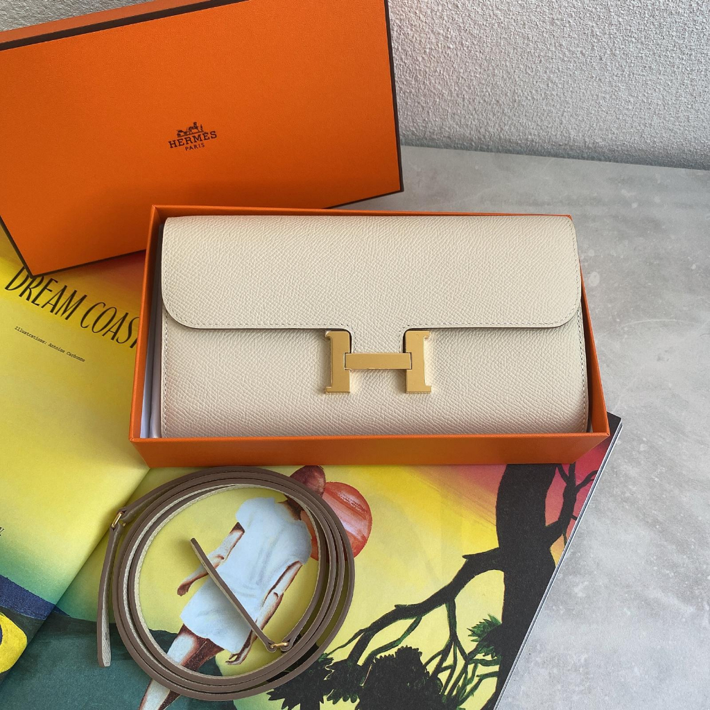 Findyourstyle 正品代購 HERMES Constance to go 白色金釦