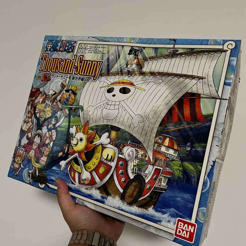 BANDAI 萬代 全新 僅拆盒檢查 日本帶回 金證 萬代組裝模型 海賊王 航海王 千陽號