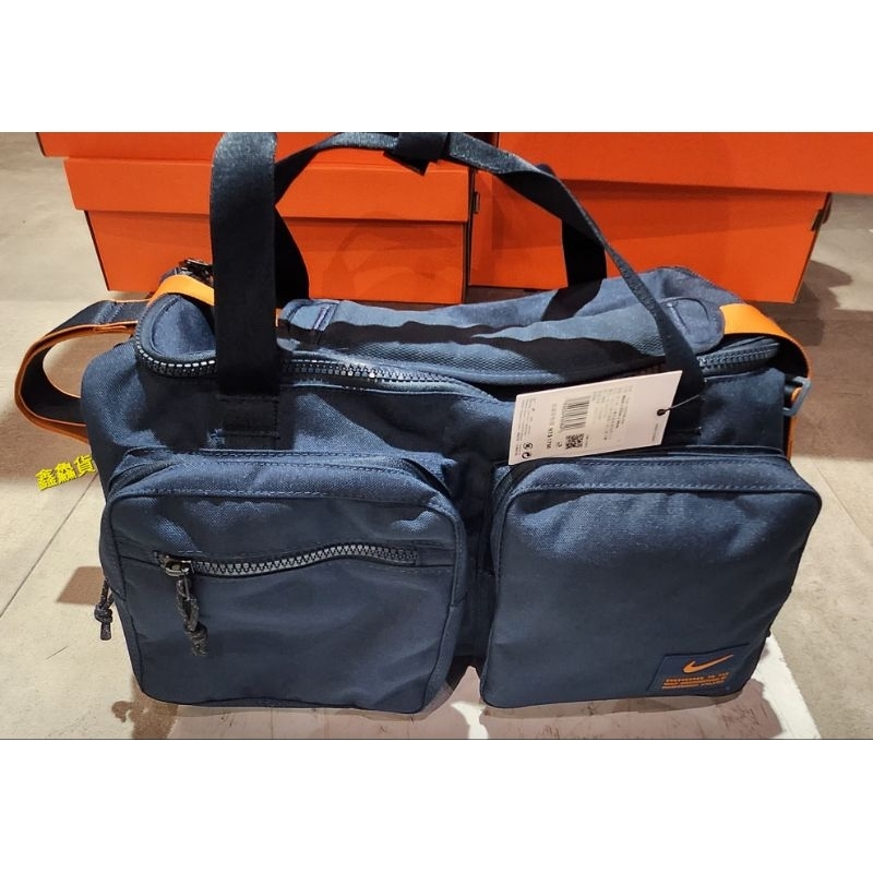 缺貨 2023 NIKE UTILITY POWER BAG BACKPACK 手提袋 旅行袋 藍 CK2795-454