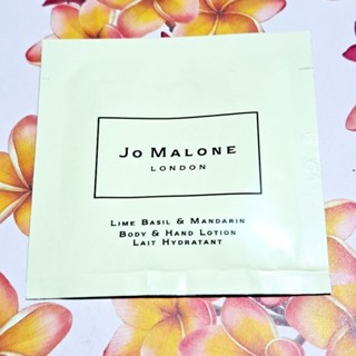 JO MALONE 青檸羅勒葉與柑橘潤膚乳🍑5ml🍑英國梨香氛香水身體乳 潤膚乳 保濕潤膚霜 護手霜 試用包 2025