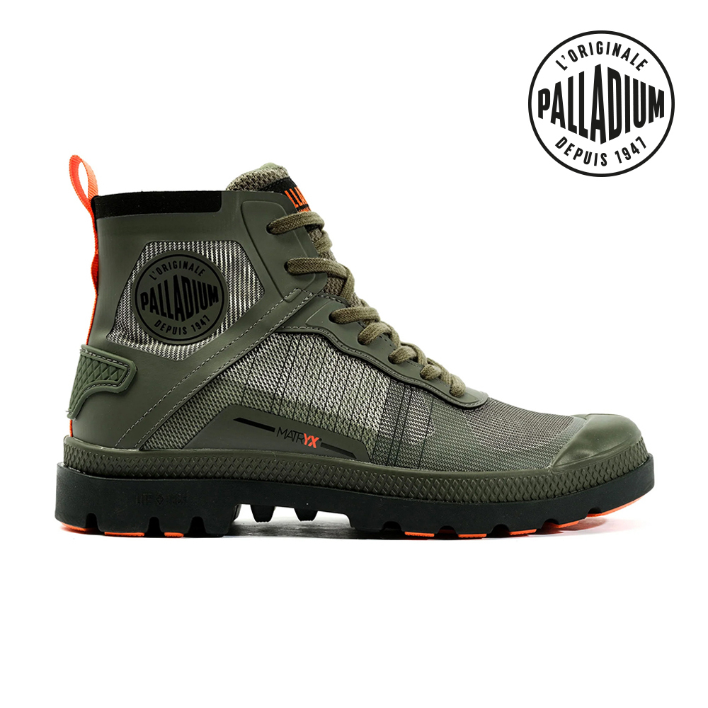 PALLADIUM PAMPA LITE+ MATRYX輕量科技纖維尼龍靴-中性-綠