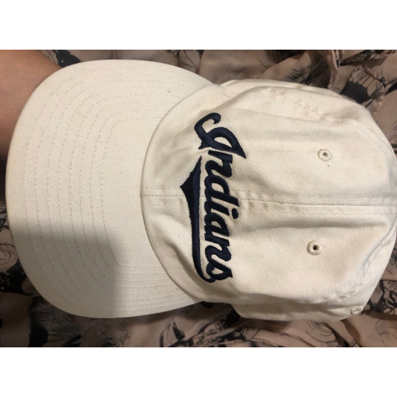 絕版 早期 二手 Mlb Cleveland Indians克里夫蘭 印地安人 老帽 棒球帽 帽 vintage cap