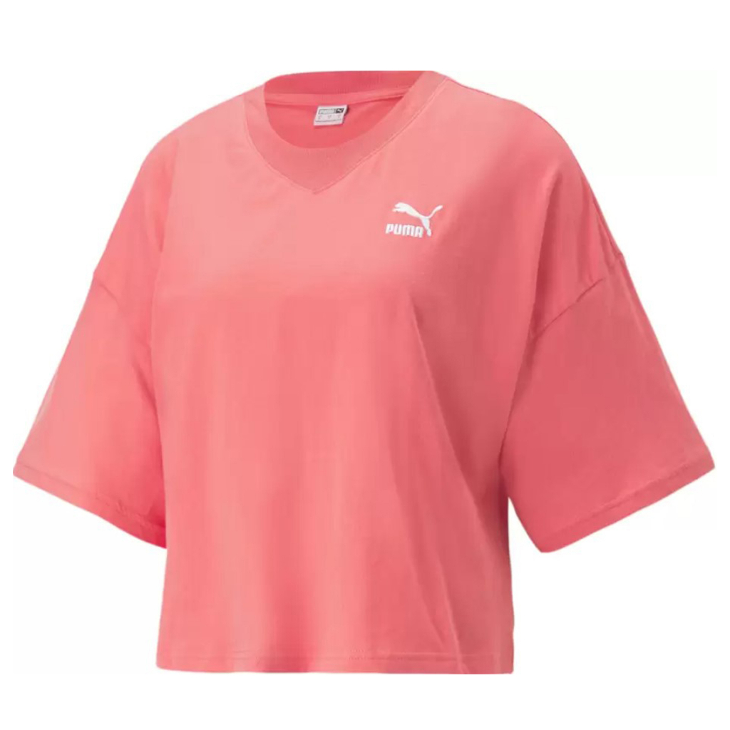 PUMA 流行系列Classics寬鬆短版短袖T恤女性 -NO.53805263