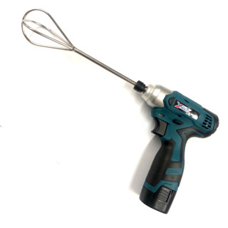 木瓜型 食品攪拌器(白鐵) 大/小 -六角 / 夾式適用電鑽-臺灣製造 安全可靠
