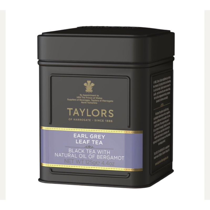 *新貨到*【即享萌茶】英國皇家泰勒皇家伯爵茶125公克罐裝茶葉Earl Grey Leaf Tea 125g促銷中