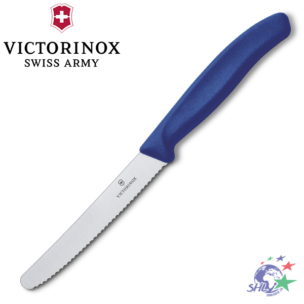 Victorinox Swiss Classic 藍色番茄刀 / 6.7832 / VN235【詮國】