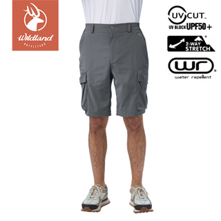 【Wildland 荒野】N66彈性貼袋機能短褲 男 0B11380-152 石墨灰 | 抗UV輕量彈力休閒褲