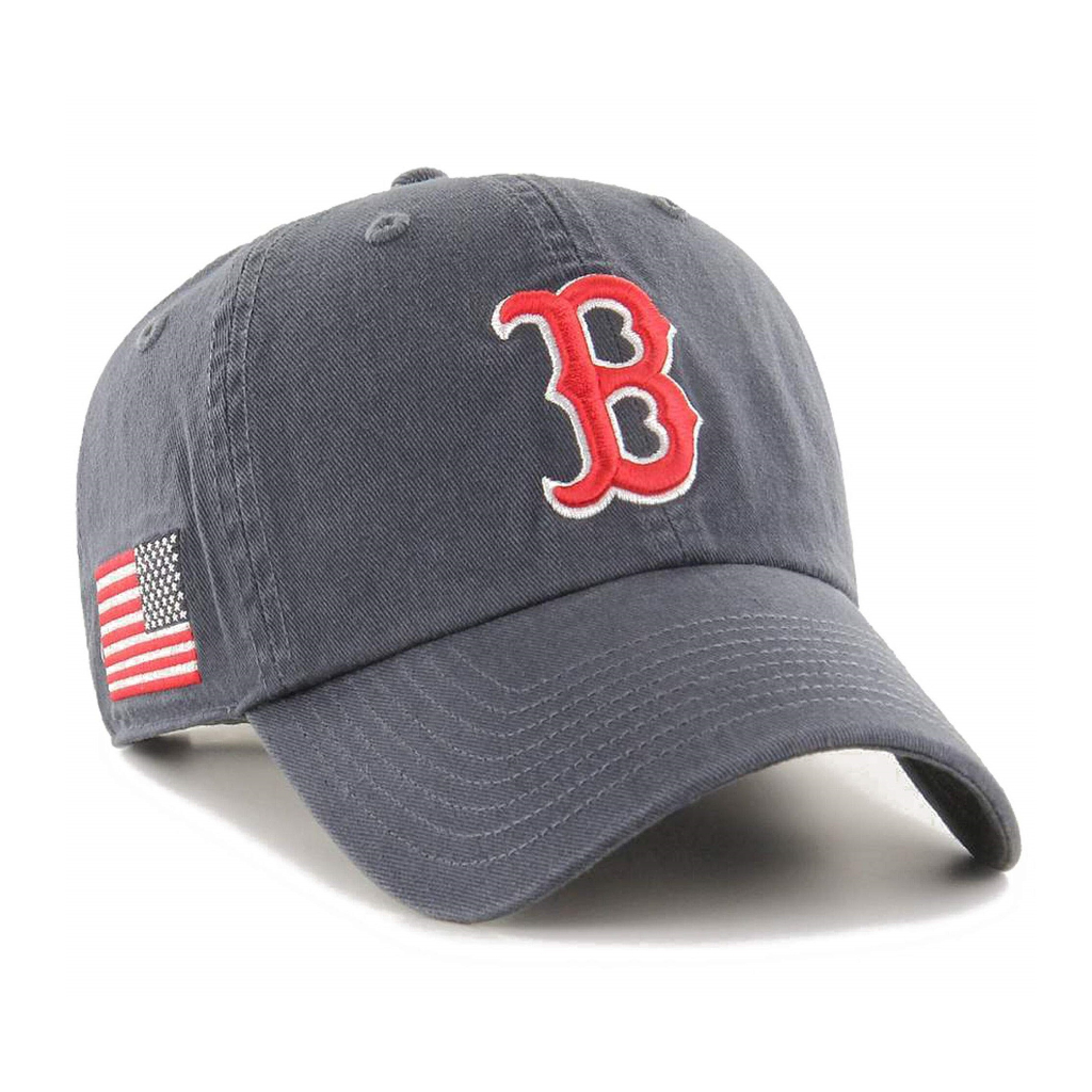 現貨 47Brand MLB 波士頓紅襪隊 Red Sox 棒球帽 老帽 帽子 美國國旗