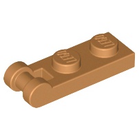 「翻滾樂高」LEGO 60478 Plate Modified 1x2 牛奶糖色(Medium Nougat)