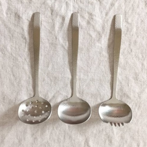 日本燕三条 和味 3款 槌目 鎚目 霧面 不鏽鋼 湯杓 豆腐杓 撈勺 21cm