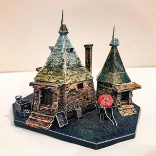 ◎MARS益智玩具◎哈利波特-海格小屋◎3D立體金屬拼圖◎創意diy金屬模型◎