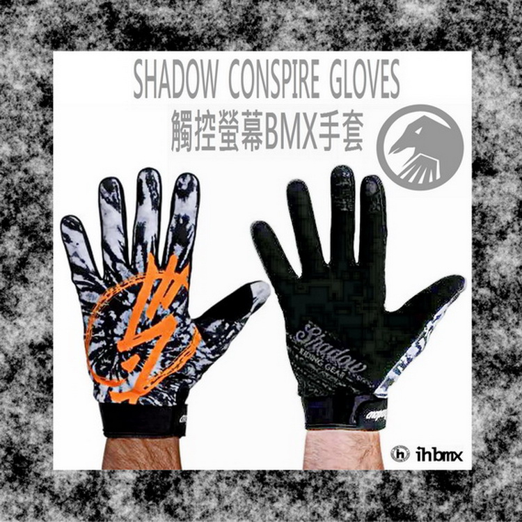 [I.H BMX] SHADOW CONSPIRE GLOVES BMX手套 橘色渲染 車/DH/極限單車/攀岩車