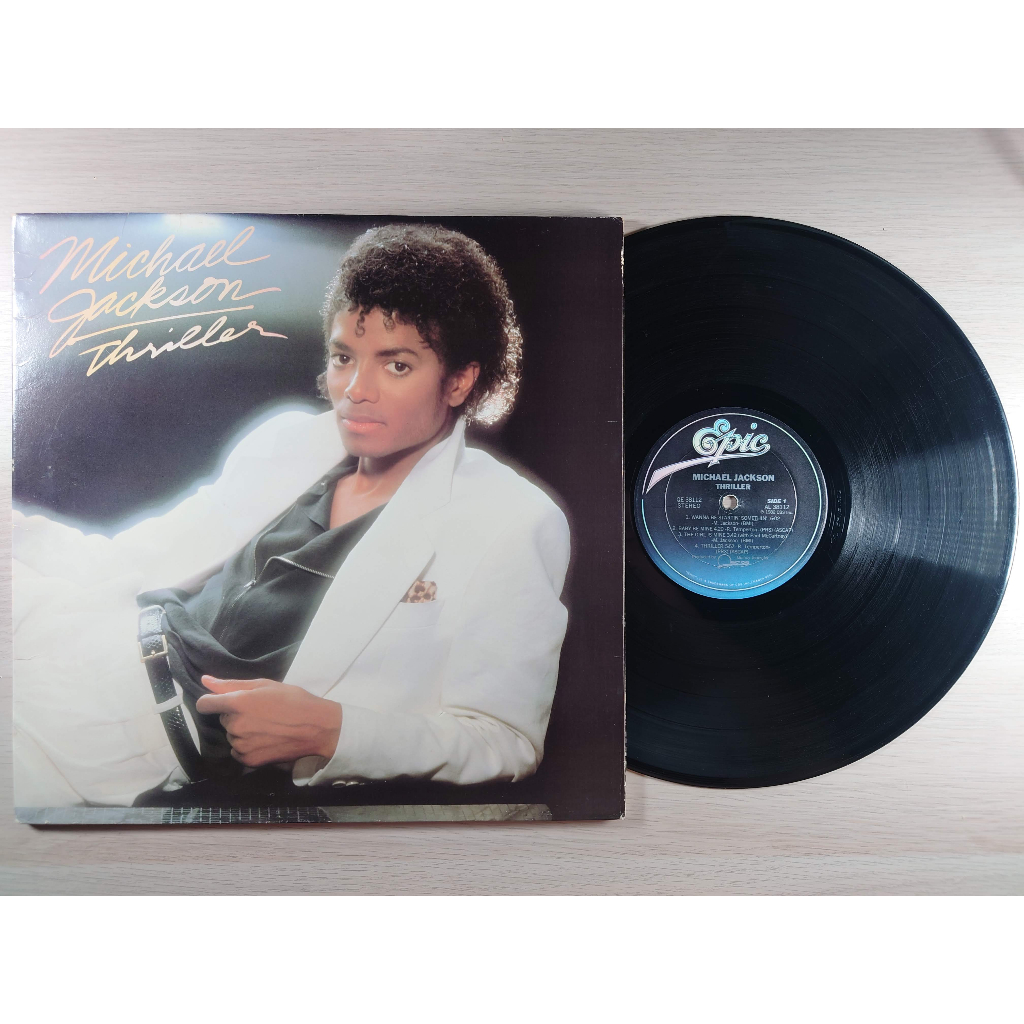 Michael Jackson – Thriller QE 38112 1982年版 黑膠唱片美盤