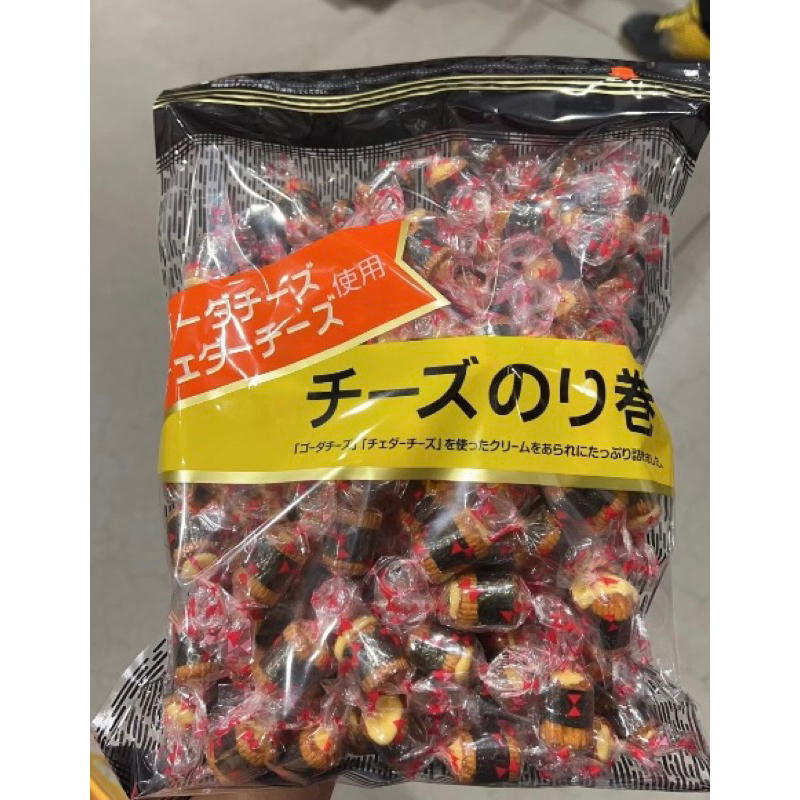 豚豚桑日本代購 好市多 家庭號-起司海苔餅乾卷