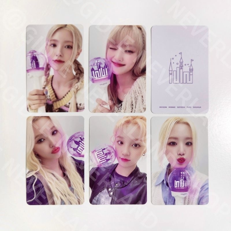 🏰預購 (G)I-DLE 手燈收納包小卡 手燈小卡 薇娟 米妮 小娟 雨琦 舒華GIDLE