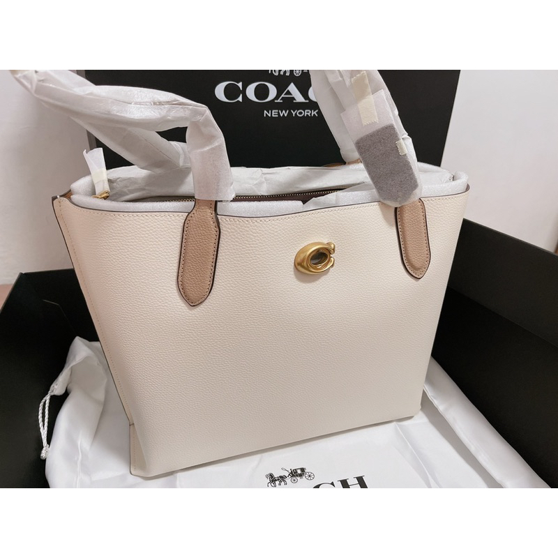 全新 Coach willow tote 托特包