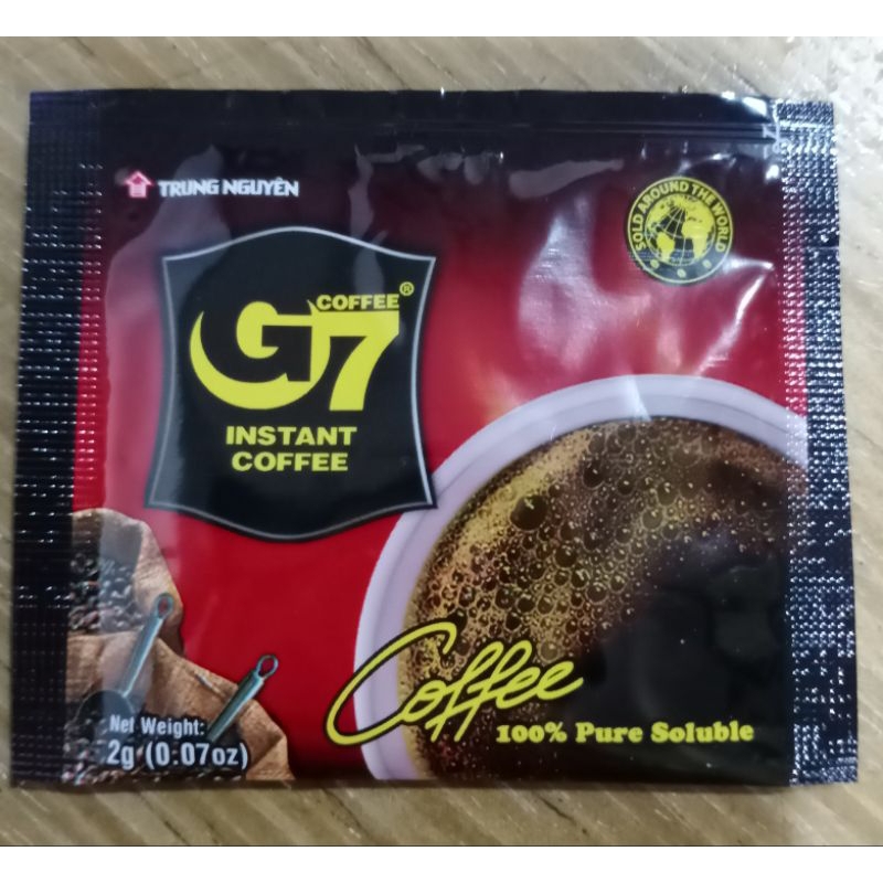 G7 越南 黑咖啡 2g 單包