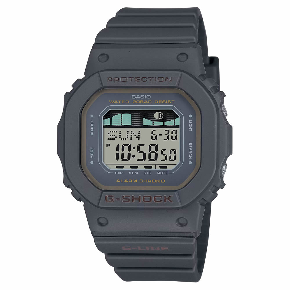 G-SHOCK / GLX-S5600-1 / 卡西歐 CASIO [ 官方直營 ] G-LIDE系列潮汐圖顯示