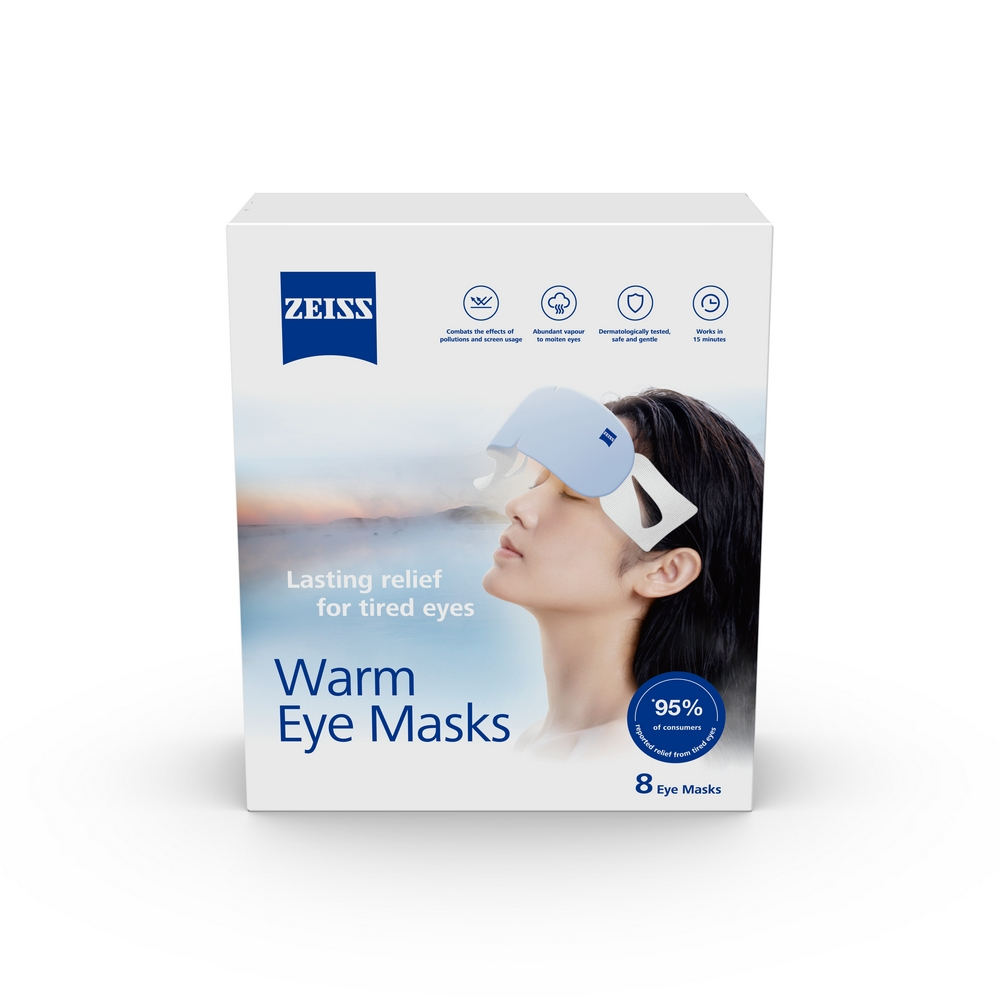 ZEISS 蔡司｜Warm Eye Masks 蒸氣眼罩(8片裝)