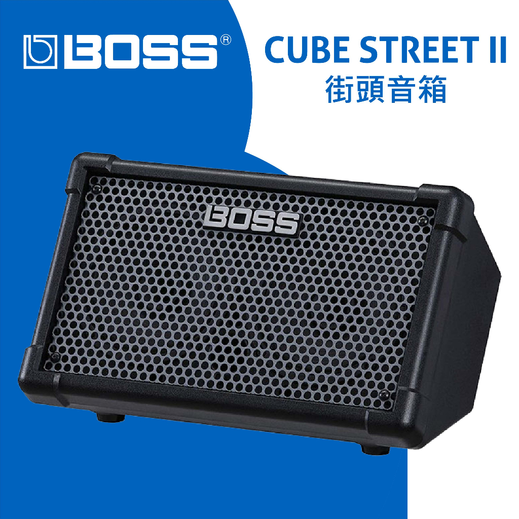 【公司貨】Roland BOSS CUBE STREET 二代 攜帶式音箱 10瓦 電池供電 吉他/人聲/鋼琴 音箱 黑