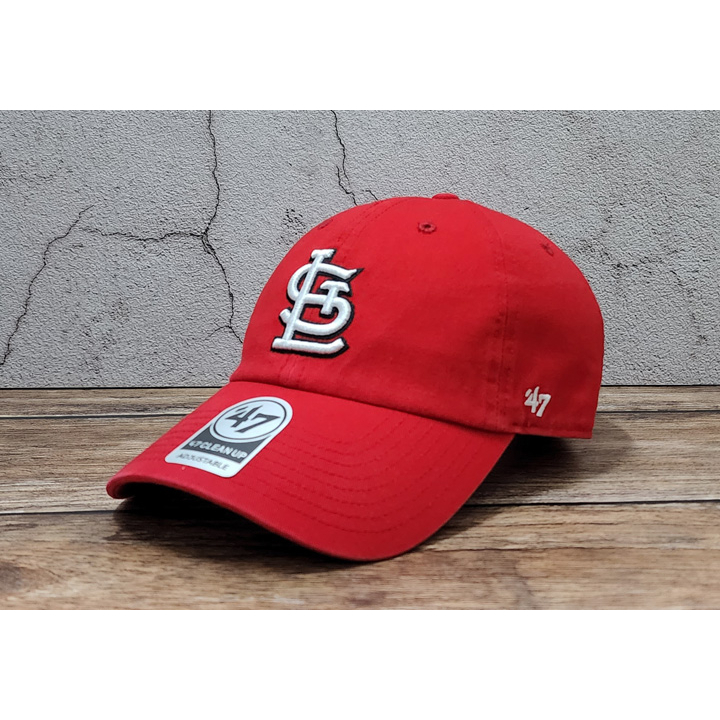 蝦拼殿 47 brand MLB 聖路易紅雀隊   紅色老帽 男女生棒球帽 老帽 紅雀隊 現貨供應中