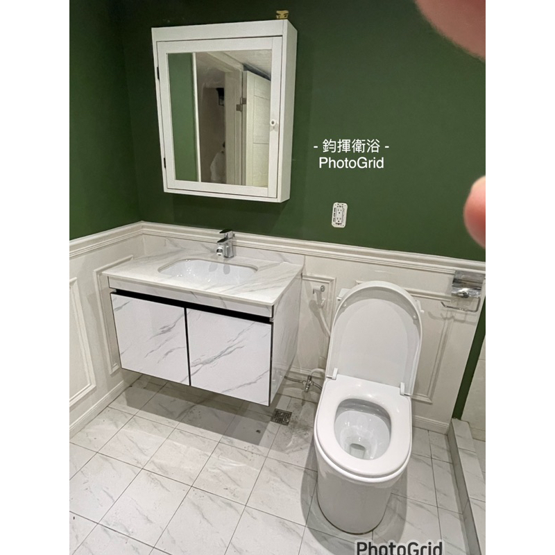 岩板浴室櫃 不鏽鋼鏡櫃 304不鏽鋼面盆龍頭 浴櫃 高雄地區可代客施工