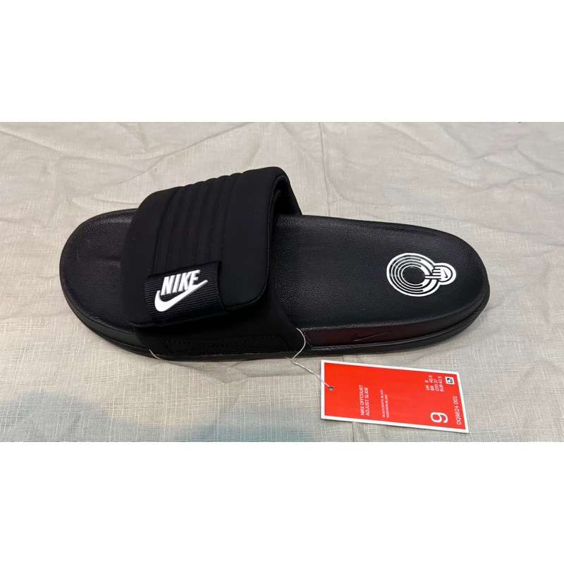NIKE 新色深藍魔鬼氈拖鞋 NIKE OFFCOURT ADJUST SLIDE 型號:DQ9624400 深藍