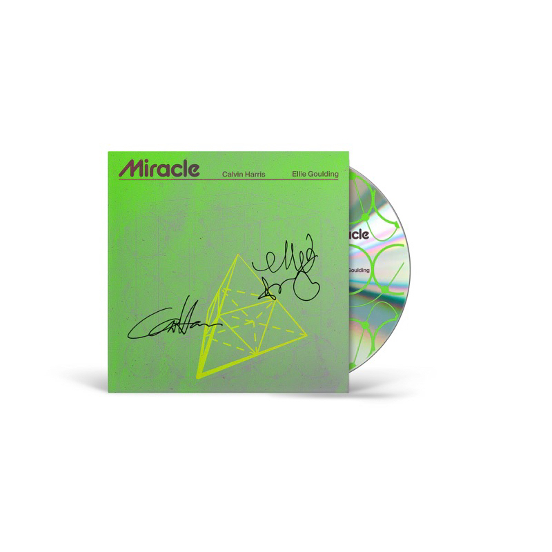 ⭐️限量現貨 Calvin Harris &amp; Ellie Goulding “Miracle” 簽名單曲CD