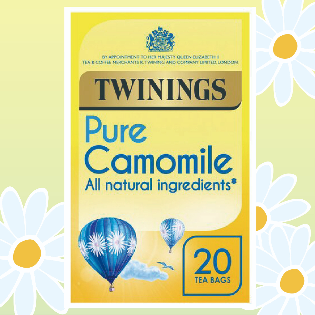 【Twinings 唐寧茶】洋甘菊茶 Camomile Tea (1.5g x 20裸包/盒) 無咖啡因