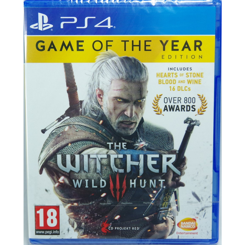 &lt;譜蕾兒電玩&gt;(全新)PS4 巫師 3：狂獵 年度最佳遊戲版 中文版 The Witcher 3 年度版