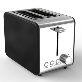 烤麵包機不鏽鋼機身早餐吐司機定時檔位調節麵包機110V