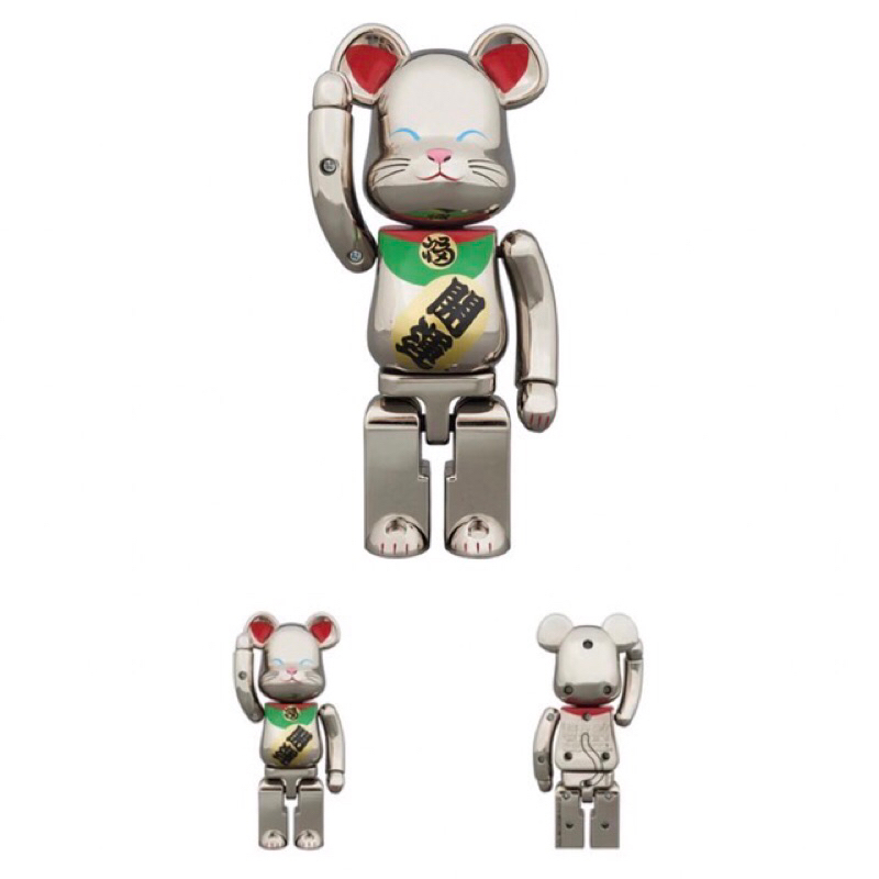 MEDICOM TOY BE@RBRICK Bearbrick 庫柏力克熊 200% 超合金 招財貓 招き猫 開運 招財