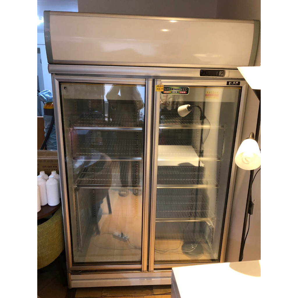 兩門玻璃冷凍展示冰箱/二手冷凍玻璃門冰箱/冷凍展示冰箱 台北自取