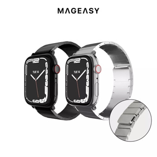 MAGEASY Apple Watch Maestro M 不鏽鋼磁扣鏈錶帶 金屬不鏽鋼磁吸錶帶 支援全系列尺寸