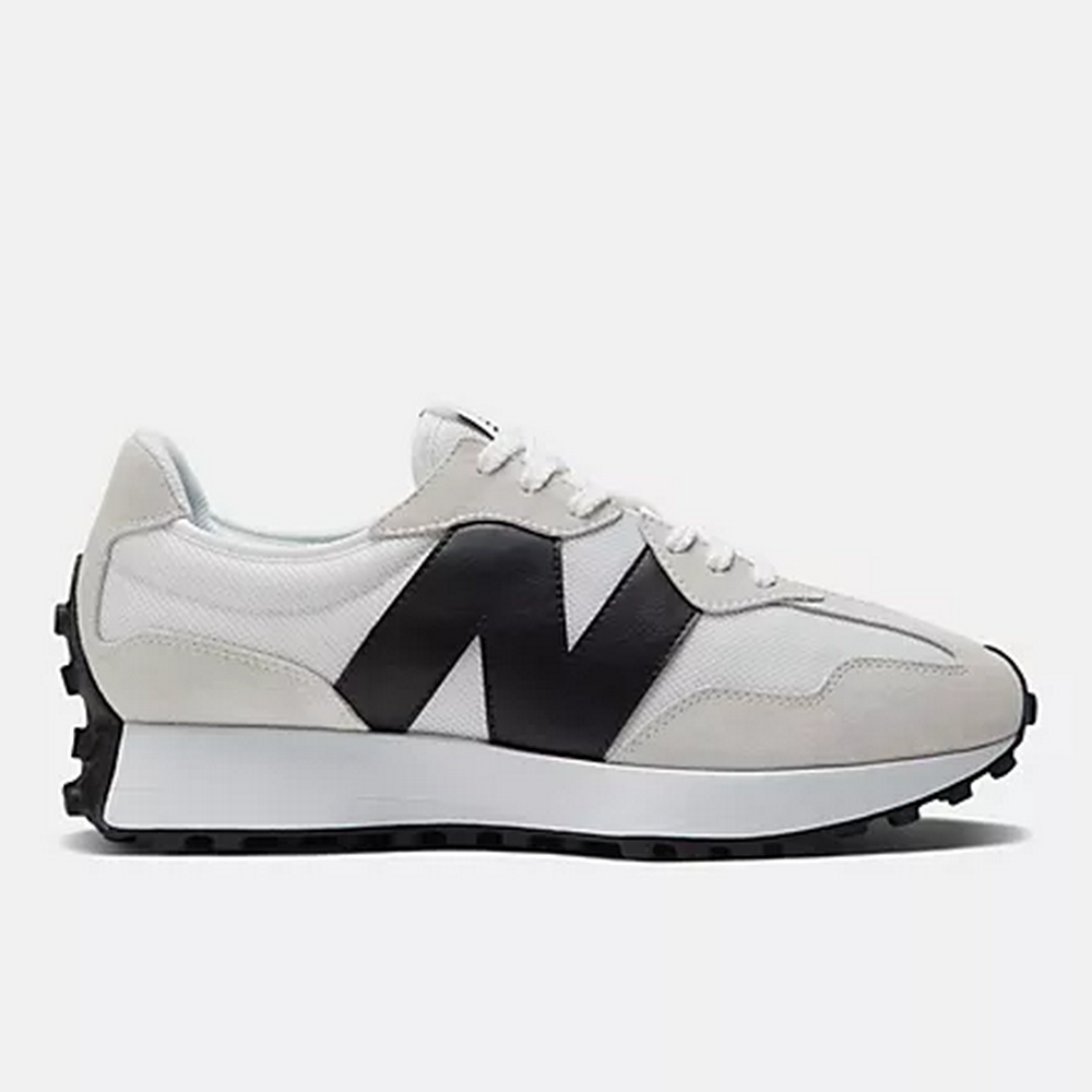 NEW BALANCE 休閒鞋 運動鞋 327系列 男女款 中性款 MS327CWB-D 白黑