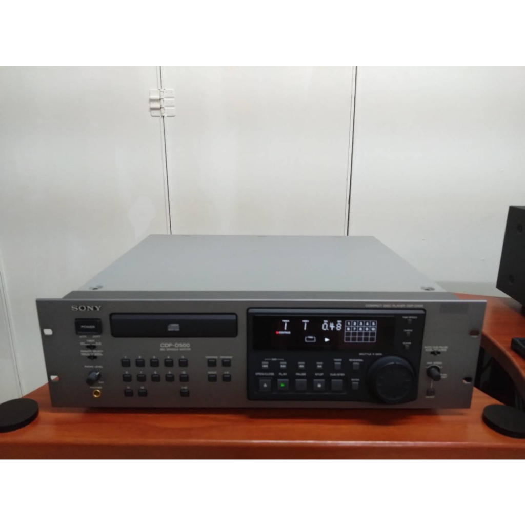 SONY CDP D500 專業廣播鑑聽級CD播放機