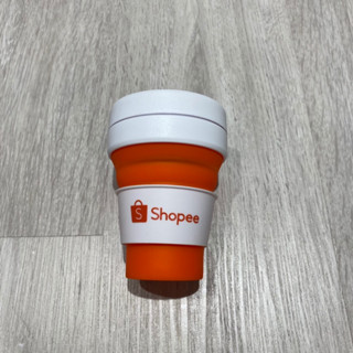 shopee可折疊伸縮矽膠杯 環保杯 旅行水杯 附杯套