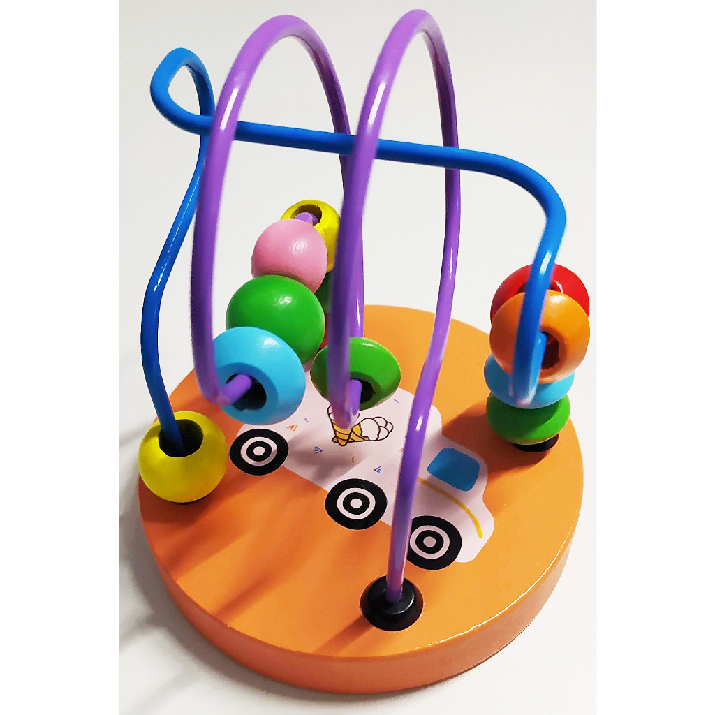 小繞珠 二手串珠啟蒙玩具   寶寶玩具 兒童玩具  手眼協調玩具 益智玩具 認知玩具 早教益智