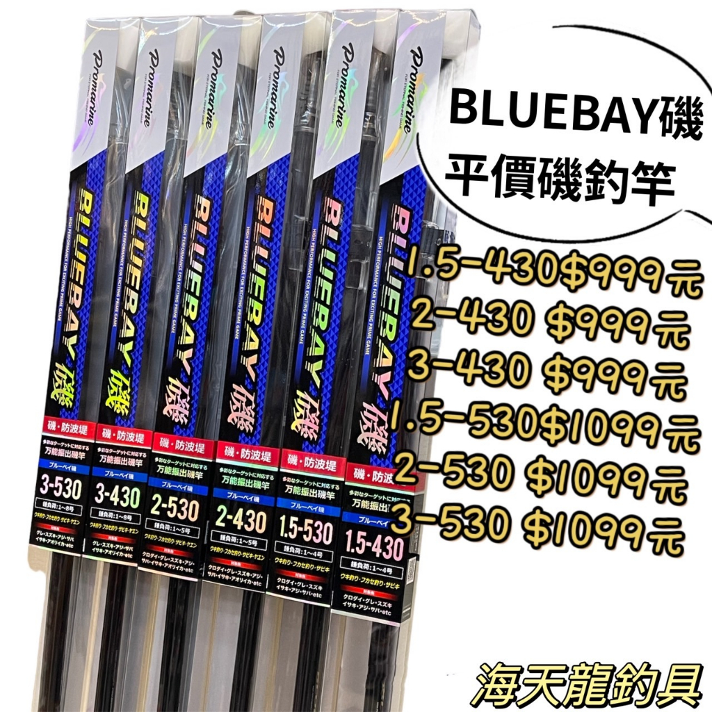 海天龍釣具-PRO MARINE 《BLUEBAY 磯》便宜又超大碗超平價款磯釣竿 日本平價磯釣竿 磯釣竿 平價款 新手