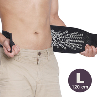 【舒緩酸痛】ipure能量護腰 (L)120cm 彈性護腰 束腰帶 運動護具 負離子 遠紅外線