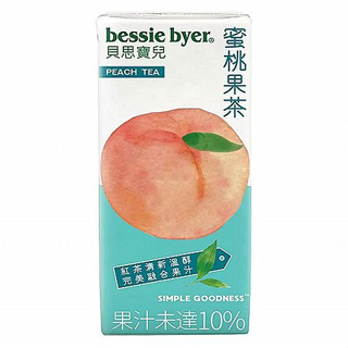 Bessie Byer 貝思寶兒 蜜桃果茶(330ml) 好市多COSTCO熱銷【小三美日】DS013718