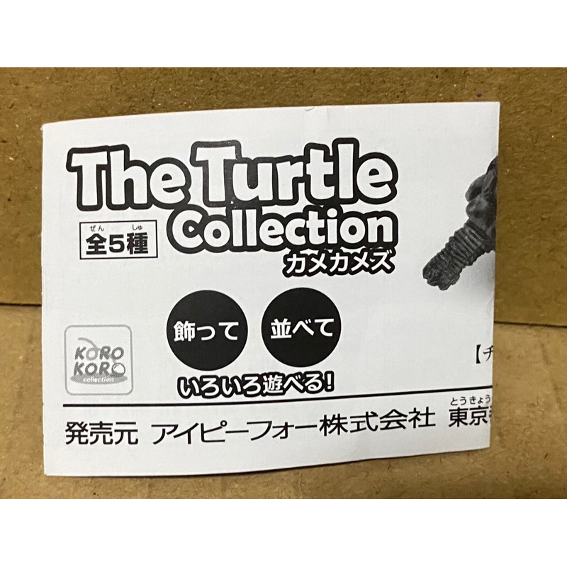 The Turtle Collection烏龜扭蛋系列（全5種）