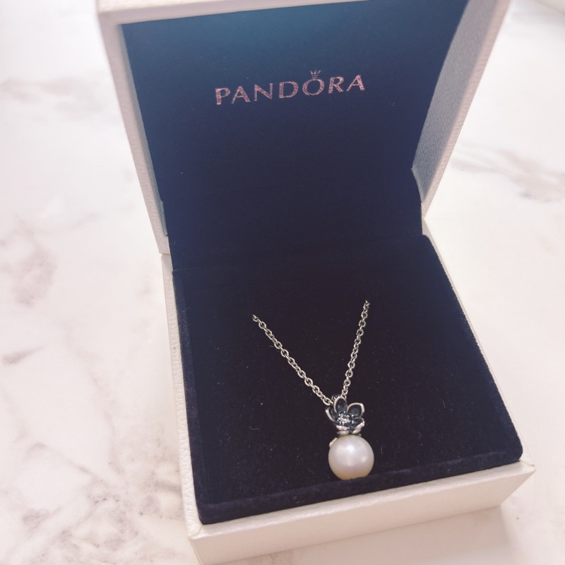 Pandora珍珠項鍊（二手）