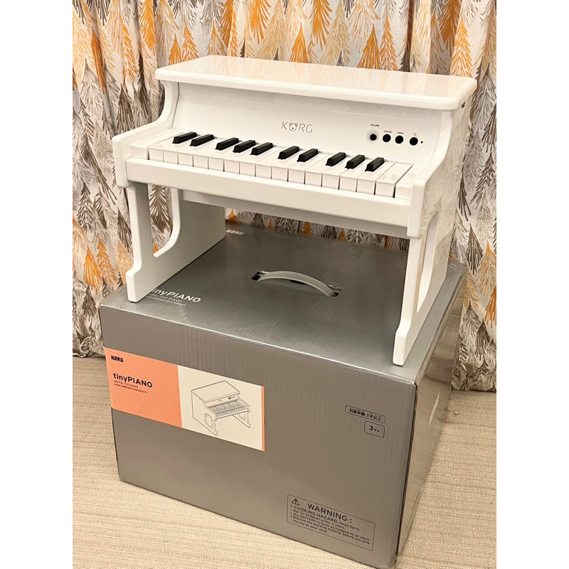 9成新 日本korg 兒童專用電鋼琴 白