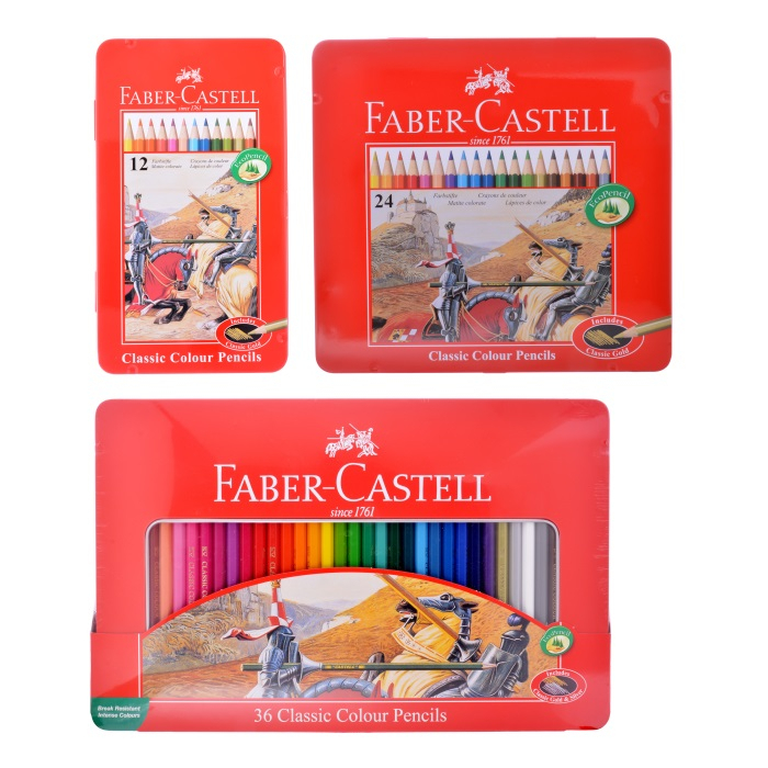 Faber-Castell 輝柏 油性 色鉛筆 六角 36色 24色 12色 115846/845/844【金玉堂文具】