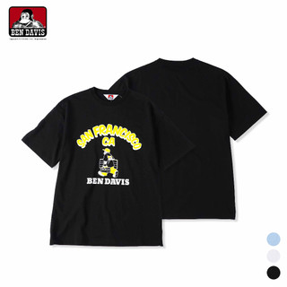 BEN DAVIS RECYCLE COTTON MIX PRINT TEE 工作猿人 抗菌 防臭 短T 3色