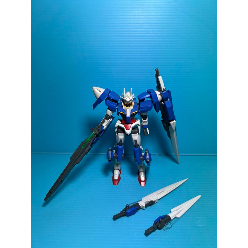 萬代 已組素組鋼彈 hg 1/144 00鋼彈 七劍型態 殺肉鋼彈 seven sword 雪崩型 能天使 力天使