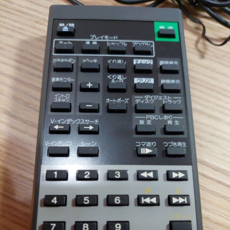 原廠早期CD播放器 ro-100 sony remote control遙控器