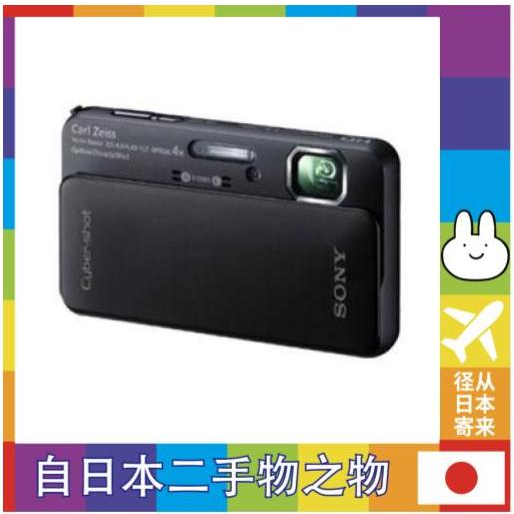 [日本二手商品] Sony Sony數碼相機網絡旋轉TX10 1620萬像素CMOS光學X4黑色DSC-TX10/B