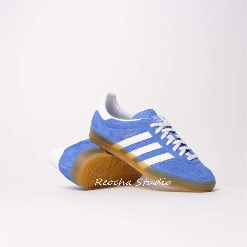 Adidas Originals Gazelle Indoor 淺藍 白藍 黃白 藍白棕 休閒板鞋 女款 HQ8717